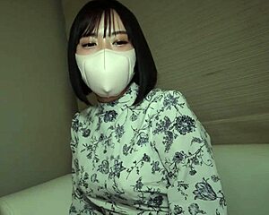 pov homemade with g-cup freshman tennis girl, licking her shaved pussy before creampie