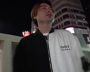 Sari-chan handles six cumshots in wild orgy blowjob session