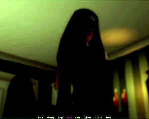 I fuck Lyriel in Halloween costume, showing tits