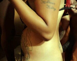 Brazilian gangbang with Soraya Carioca and Larissa Leite feels so wild!