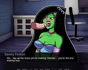 Danny Phantom's Amity Park genie handjob surprise