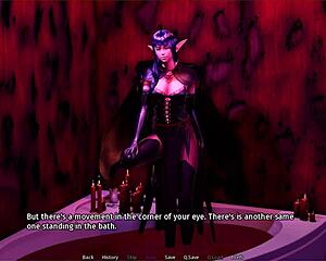 I fuck Lyriel in Halloween costume, showing tits