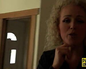 Busty Milf Sub Sucks Cock Deep