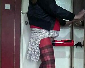 Part One Of My Old Red And Black Homemade Masturbation Machine