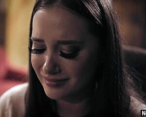 amazing chubby brunette gia paige fucks dirty priest after blowjob