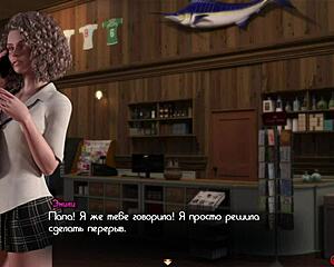 Treasureofnadia - salesgirl gets ass fucked in anal creampie game scene e1 77 😈