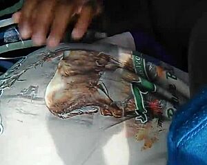 sucking big black cock before work