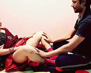 pujaprem has amazing non stop creampie sex with bodybuilder husband in homemade asian bbw scene