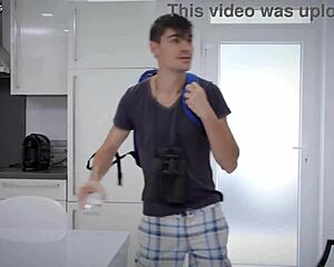 UNPLANNED THREESOME with redheads!