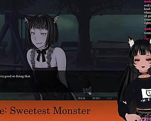 Vtuber Lewdneko Plays Sweetest Monster Game Part 2
