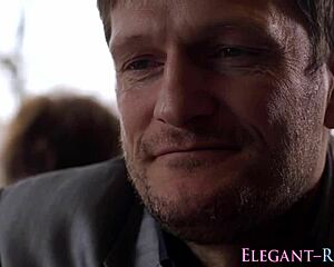 European Babe Sucks Cock Hard