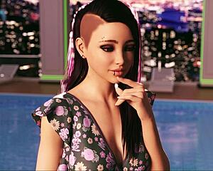 A O A Academy 74 • Sinful Jade Exposes Her Perfect Breast