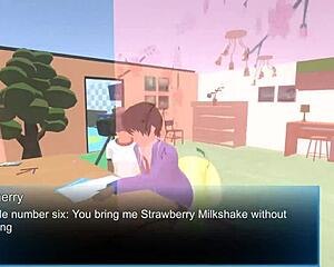 3D university porn: The enslavement of cherry under dominant female