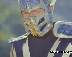 Kitana Sonya & Mileena Sharing Dick In Foursome