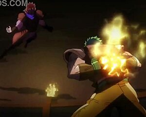 jonathan joestar battles dio brando in hentai amv with intense action