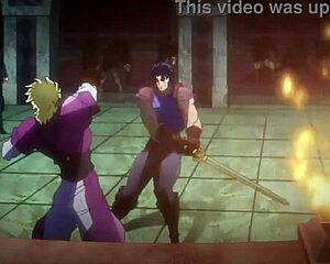 jonathan joestar battles dio brando in hentai amv with intense action
