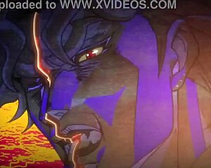 jonathan joestar battles dio brando in hentai amv with intense action