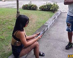 Why is this teen crying over her boyfriend? Watch the hung guy comfort her fully on Red