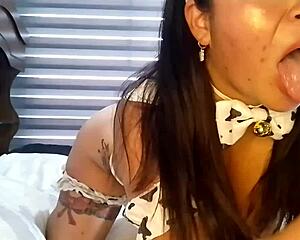 La Vaca La Puta Rocks Big Ass in Lingerie