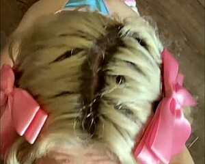 Emma Rosie gives hot blowjob in pickup hookup