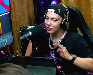 i watch my wife pull out husband's dick during podcast and suck the presenter