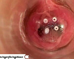 camera inside her vagina, whoa that's intense!