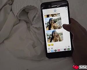 Vacation turns sexy with serena santos and her stepbro in bedroom