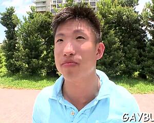 Blindfolded Stud Tricked Into Gay Blowjob