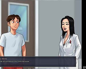 Man, banging that hot Asian teacher in Summertime Saga 33!
