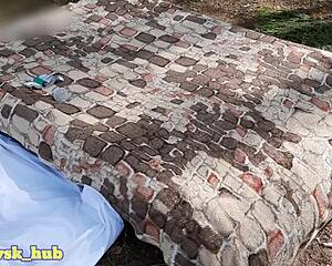 Wife in sexy outfit fucks her lover!