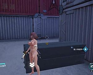 Haru Fully Nude Solo in Snowy Danger Path
