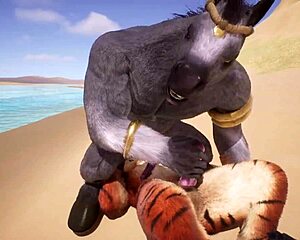 Uncaged passion: Anal play and raw gay fursonom sex