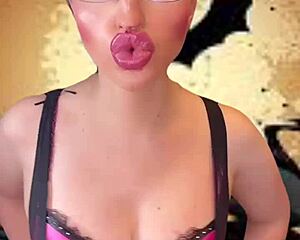 Big lips, eyes to drive you wild, seductive goddess commands of you
