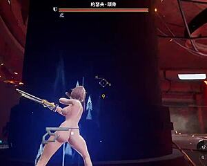 Haru Fully Nude Solo in Snowy Danger Path