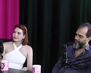 Reh Queen in Sheer Red Lingerie with Brazilian Lesbian Amateurs