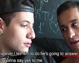 kristof and meggie make that brunette squirt hard