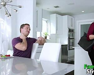 sibling foot job cheating with sadie blake in this dirty group taboo