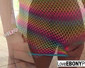 Chanell has interracial fuck