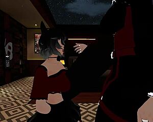 Fake police officer in office receives deepthroat blowjob from femboy