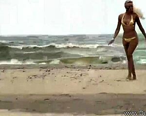 Massage and fuck outdoor with blonde dutch babe, kinky rough fantasy