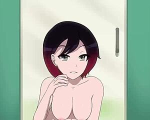After intense training Rose gives full display of sensual skills