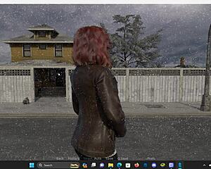 I did an early Christmas porn scene and Amy's reaction was annoying.