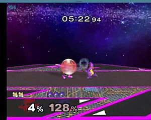 A furry is dominated by a muscular Amazonian woman, who is delivering intense blows