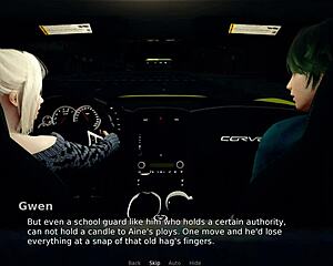 in this game, the blonde mature bully with big tits becomes my lover, exploring our relationship.