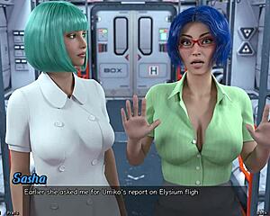 MILF of an Astronaut's erotic interlude in space