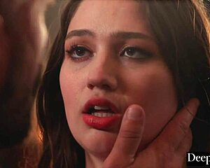 Beautiful women with hour-glass shapes, Lena and Alyx, are submissive to their master.