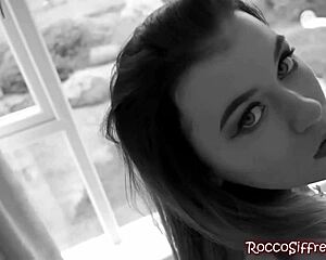 petite brunette tracy in close up