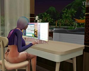 Editing practice with big tits focus