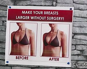 Flirty Honey Gets Cumshot On Her Face Eating All The Ejaculate