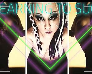 stepsister teaches you sucking technique for her to watch